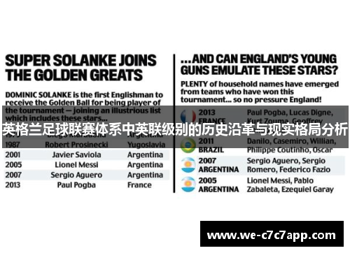英格兰足球联赛体系中英联级别的历史沿革与现实格局分析